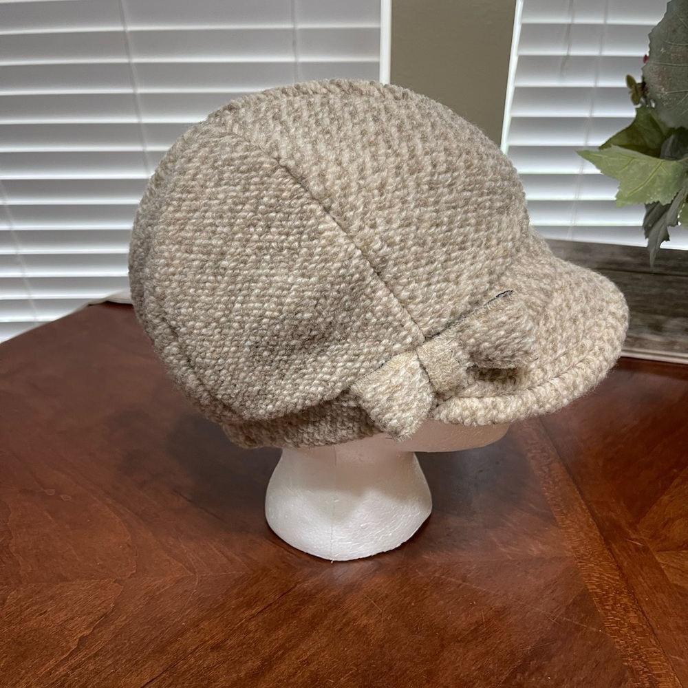 Bordini  Wool Hat Newsboy Style Made In Italy Boho Vintage Preppy Y2K